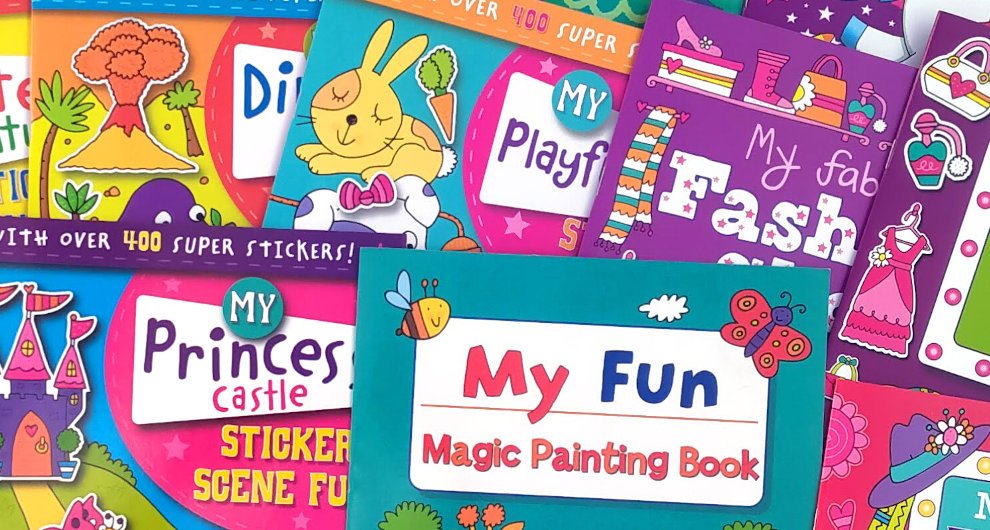 Sticker and Magic Painting Books